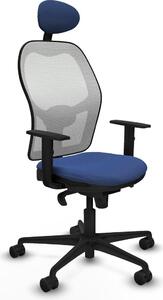 Sedia da ufficio con poggiatesta Jorquera Piqueras y Crespo 1D036N1 Blu marino