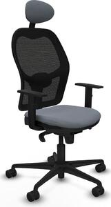 Sedia da ufficio con poggiatesta Jorquera Piqueras y Crespo 1D036N1 Grigio