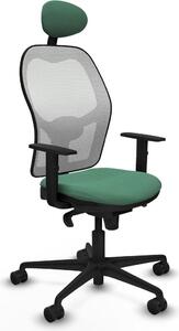 Sedia da ufficio con poggiatesta Jorquera Piqueras y Crespo 1D036N1 Verde smeraldo