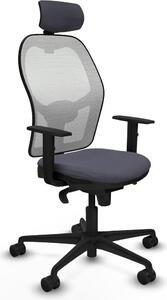 Sedia da ufficio con poggiatesta Piqueras y Crespo 1D036N2 Grigio scuro