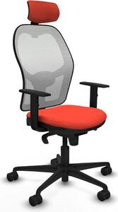 Sedia da ufficio con poggiatesta Piqueras y Crespo 1D036N2 Arancione scuro