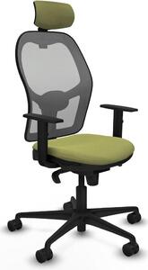 Sedia da ufficio con poggiatesta Piqueras y Crespo 1D036N2 verde