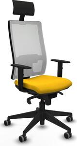 Sedia da ufficio Piqueras y Crespo 1D066G1 Giallo