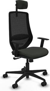 Sedia da ufficio Piqueras y Crespo D036N2W Nero