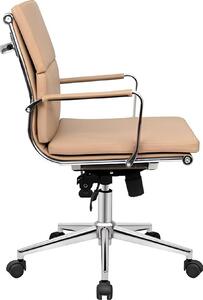 Lusso sedia girevole beige gaming moderna sedia singola sedia da ufficio sedia da ufficio