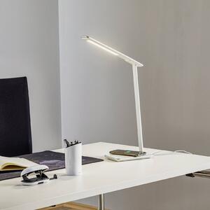 Aluminor Lampada LED da scrivania Orbit, induzione, argento