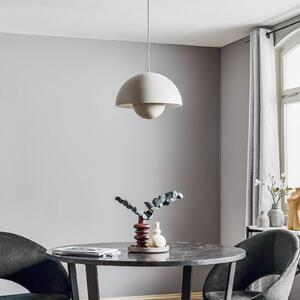&Tradition lampada a sospensione Flowerpot VP7, Ø 37 cm, grigio chiaro