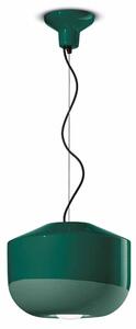 Sospensione Decò 1 Luce In Ceramica Finitura Verde C2541 Bellota