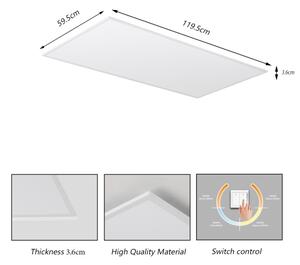 Brilagi - Plafoniera a LED SLIMFRAME LED/80W/230V 120x60 cm 3000/4000/6000K bianco