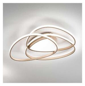 Ondaluce - Plafoniera LED dimmerabile ROSE LED/80W/230V 71x76 cm oro