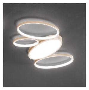 Ondaluce - Plafoniera LED dimmerabile RICE LED/34W/230V 45x80 cm dorata