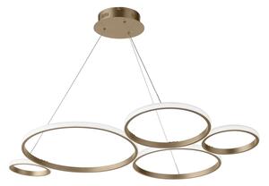 Ondaluce - Lampadario LED dimmerabile a cavo POIS LED/60W/230V dorato