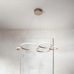 Ondaluce - Lampadario LED dimmerabile a cavo POIS LED/60W/230V dorato