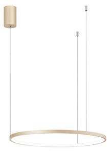Ondaluce - Lampadario LED dimmerabile a cavo SOEL LED/28W/230V pr. 60 cm oro