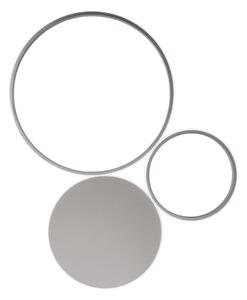Ondaluce - Lampada da parete dimmerabile a LED POIS LED/42W/230V argento