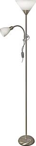 Lampada da terra WENDY 1xE27/100W/230V + 1xE14/40W cromo opaco
