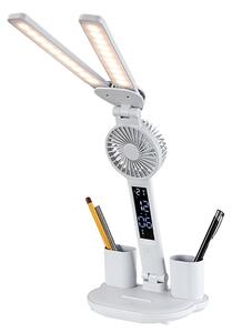 Rabalux 74030 - Lampada da tavolo LED dimmerabile con ventola NOVILO LED/7W/5V