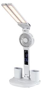 Rabalux 74030 - Lampada da tavolo LED dimmerabile con ventola NOVILO LED/7W/5V