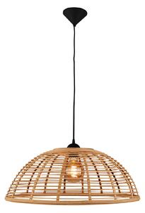 Brilliant Lampada sospensione Crosstown bambù chiaro Ø 48 cm