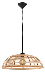 Brilliant Lampada sospensione Crosstown bambù chiaro Ø 56 cm