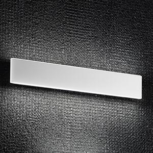 Applique Ultrasottile Biemissione Metallo Bianco Led Luce Fredda Plank 6324BLN
