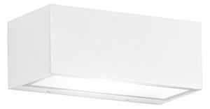 Applique Per Esterno/Interno Biemissione Rettangolare Bianco Step 6732B