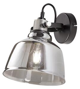 Applique Orientabile Vetro Fumè 1 Luce Vintage 6842FU