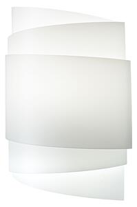 Applique Moderna Con Cavo 1 Luce Bea In Polilux Bianco Made In Italy