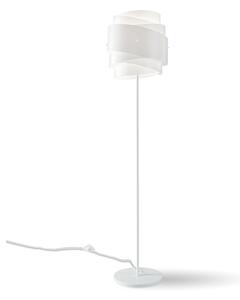 Lampada Da Terra Moderna 1 Luce Bea In Polilux Bianco D40 Made In Italy