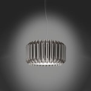 Sospensione Moderna 1 Luce Louise In Polilux Silver D50 Made In Italy