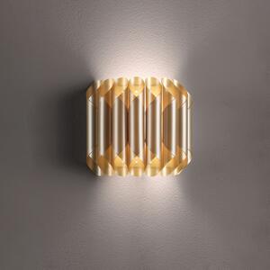 Applique Moderna 1 Luce Louise In Polilux Oro Con Cavo Made In Italy