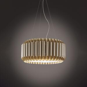 Sospensione Moderna 1 Luce Louise In Polilux Oro D60 Made In Italy