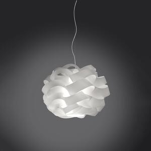 Sospensione Moderna 1 Luce Cloud D40 In Polilux Bianco Made In Italy
