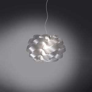 Sospensione Moderna 1 Luce Cloud D50 In Polilux Silver Made In Italy