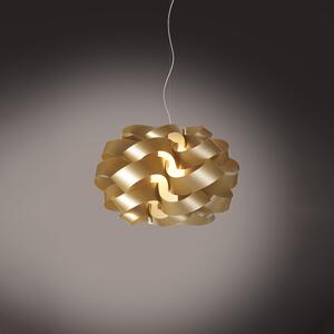 Sospensione Moderna 1 Luce Cloud D40 In Polilux Oro Made In Italy