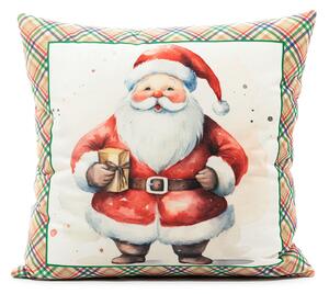 Cuscino decorativo Babbo Natale velluto CM. 50X50 Caleffi