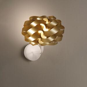 Applique Moderna 1 Luce Cloud In Polilux Oro Made In Italy