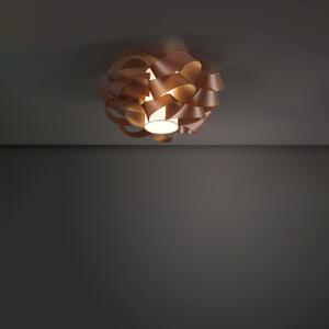 Plafoniera Moderna 1 Luce Cloud D40 In Polilux Rame Made In Italy