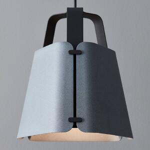 Belid Lampada a sospensione Fold, look cemento, 33,3 cm