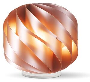 Lampada Da Tavolo Globe 1 Luce In Polilux Rame Con Base D15 Made In Italy