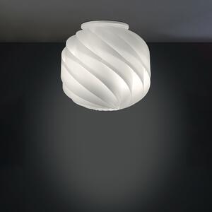 Plafoniera Moderna Globe 1 Luce In Polilux Bianco D25 Made In Italy