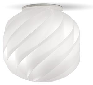 Plafoniera Moderna Globe 1 Luce In Polilux Bianco D25 Made In Italy
