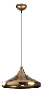 Lampadario dorato con paralume in metallo ø 35 cm Nile – Opviq lights