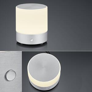 BANKAMP Button LED da tavolo alta 18,5cm alluminio