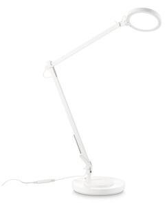 Lampada Da Scrivania Moderna Futura Alluminio-Plastiche Bianco Led 12,5W 4000K