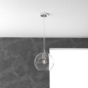 Sospensione Future 1 Luce Con Ampolla In Vetro Pirex Soffiato Trasparente D20