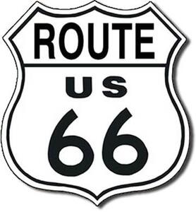 Cartello in metallo Route 66 - shield