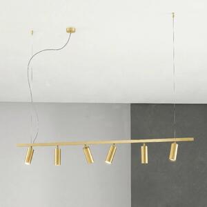 Cremasco Lampada a sospensione 7532, dimmerabile, Ottone / Oro, Soggiorno / Sala da pranzo, Ottone, Moderno, Lampada a sospensione
