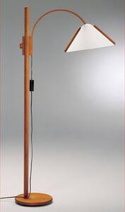 Domus Elegante lampada da pavimento Arcade in legno