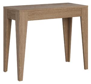 Consolle Allungabile 90-302x42x77 cm in Nobilitato Marrone